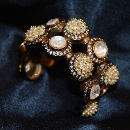 Designer Uncut Diamond Bracelet